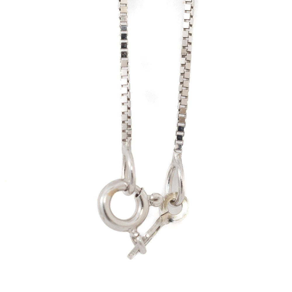Collier en Or blanc 18k avec Diamants