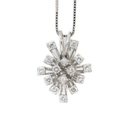 18k White Gold Necklace with Diamonds