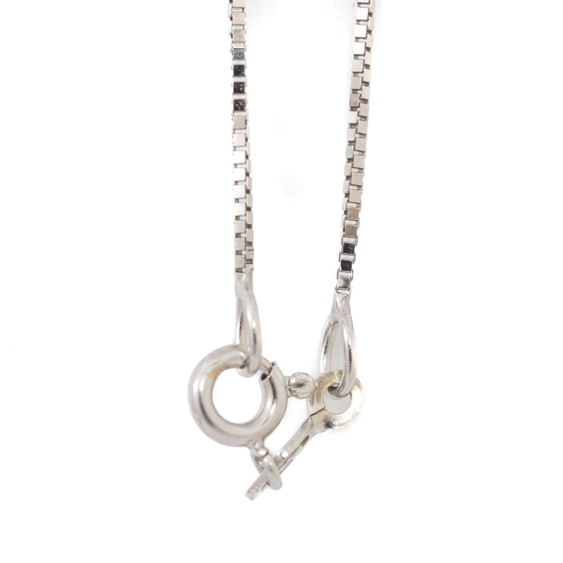 18k White Gold Necklace with Diamonds