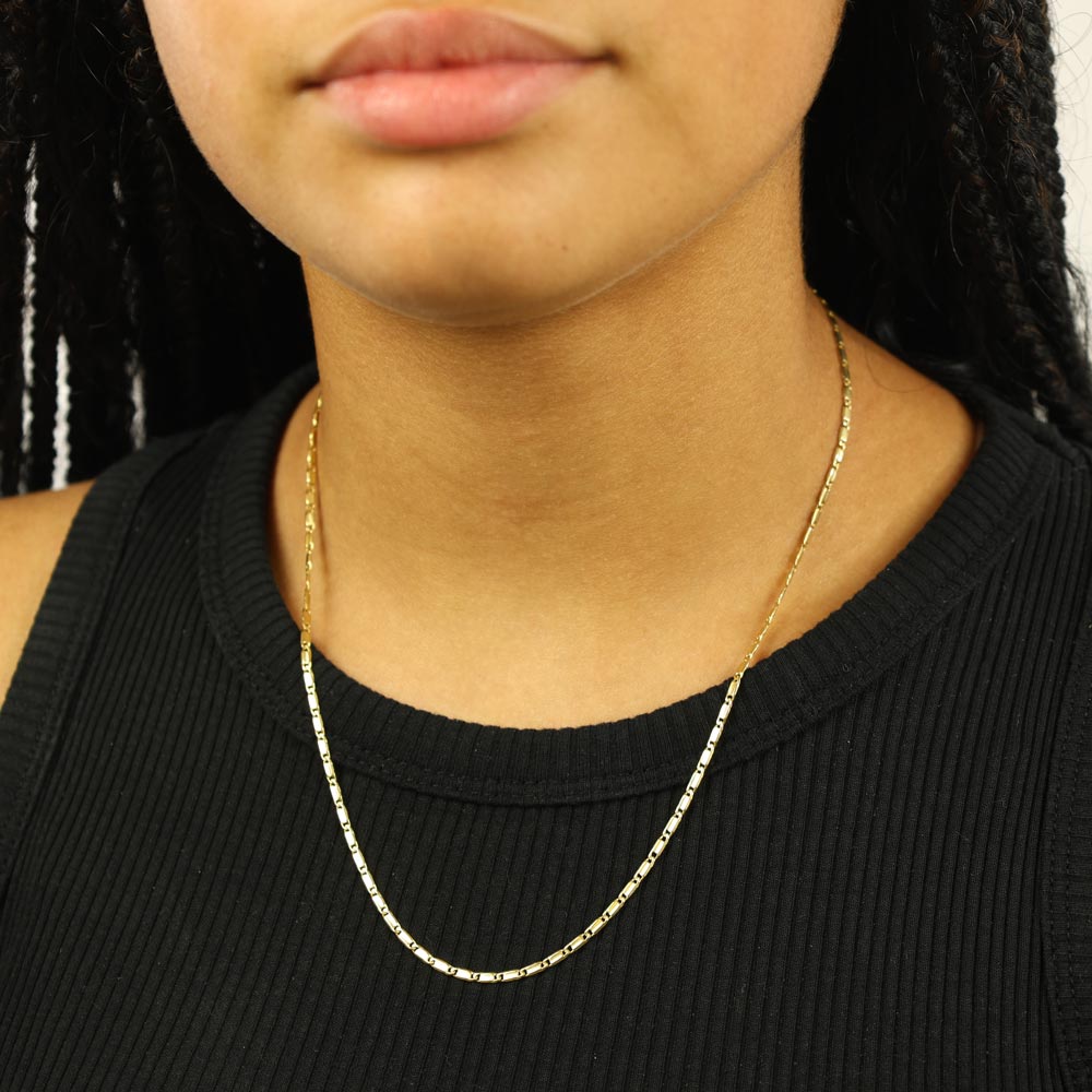 Collier en Or jaune 18k
