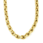 Collier en Or jaune 18k - Maille "Gourmette"
