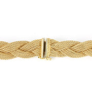 Collier en Or jaune 18k - Maille torsadée "Tour de cou"