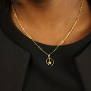 Collier en Or jaune 18k - Motif "Coeur"