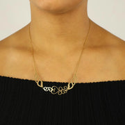Collier en Or jaune 18k - Motif "Filigrane Arabesque"