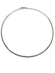 18k Yellow and White Gold Necklace - Snake Chain