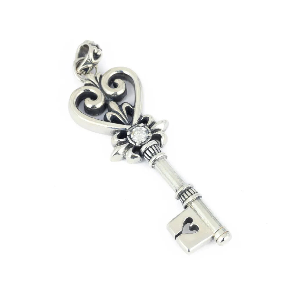 Silver Pendant - "Key" Design