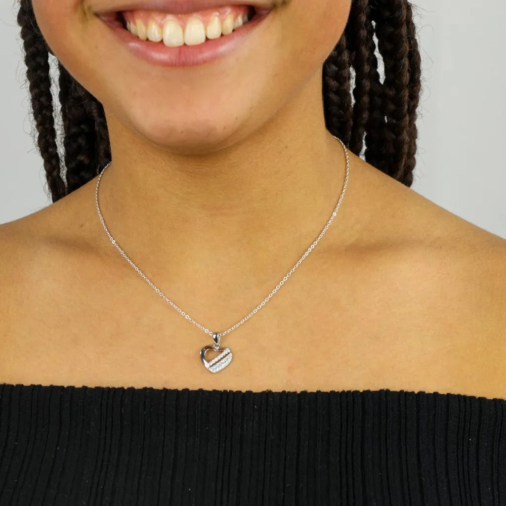 Pendentif en Argent - Motif "Coeur"