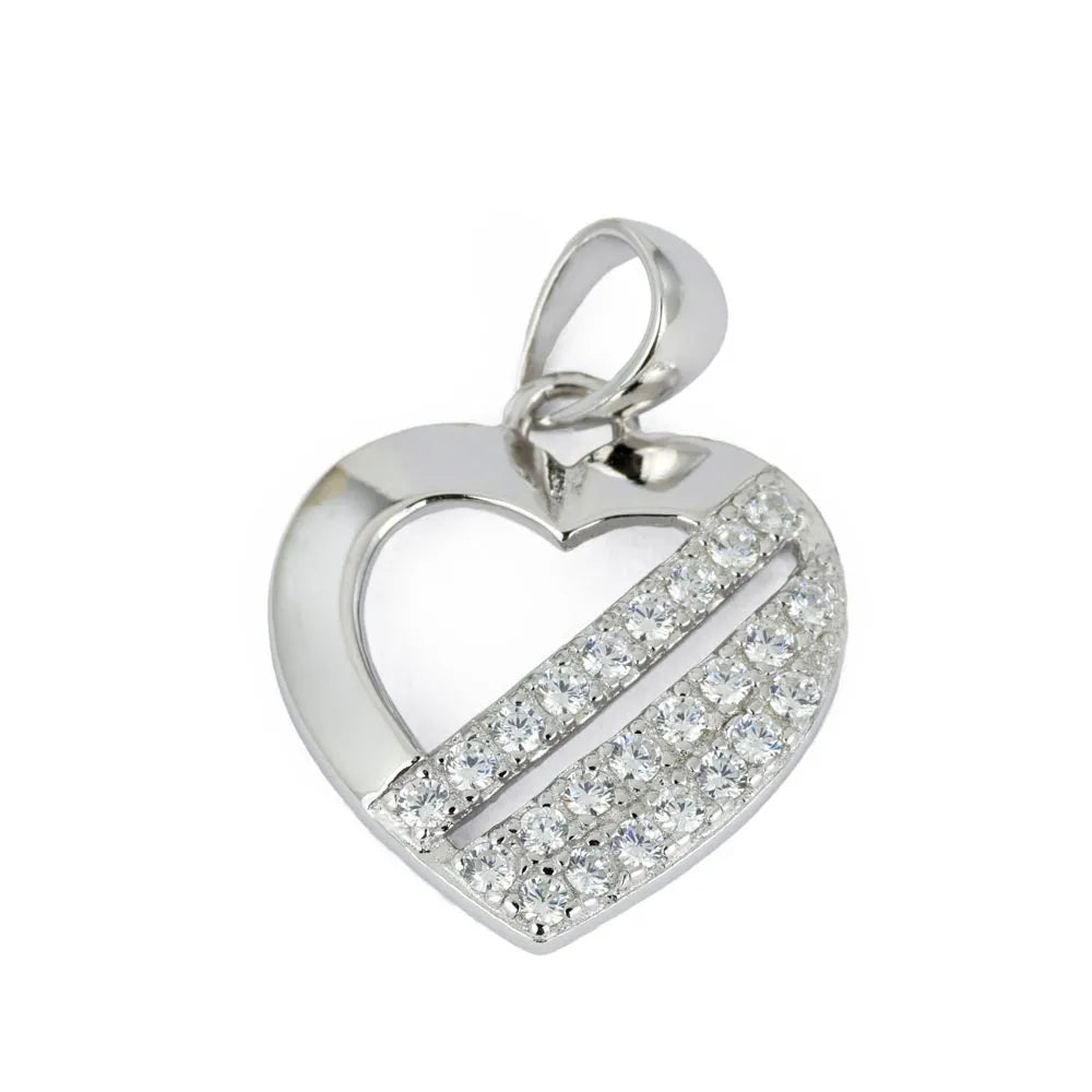 Sterling Silver Pendant - "Heart" Design