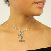 Pendentif en Argent - Motif "Libellule"