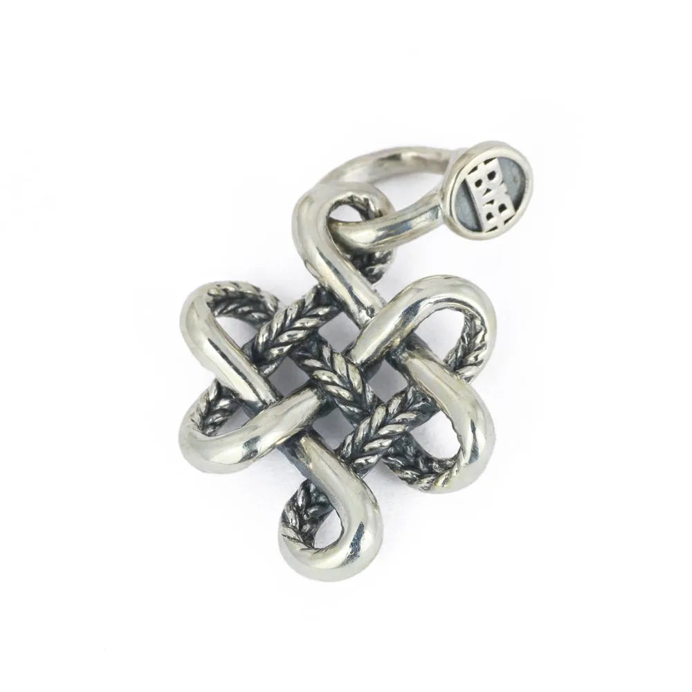 Sterling Silver Pendant - "Tibetan Knot" Design