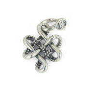 Pendentif en Argent - Motif "Nœud tibétain"