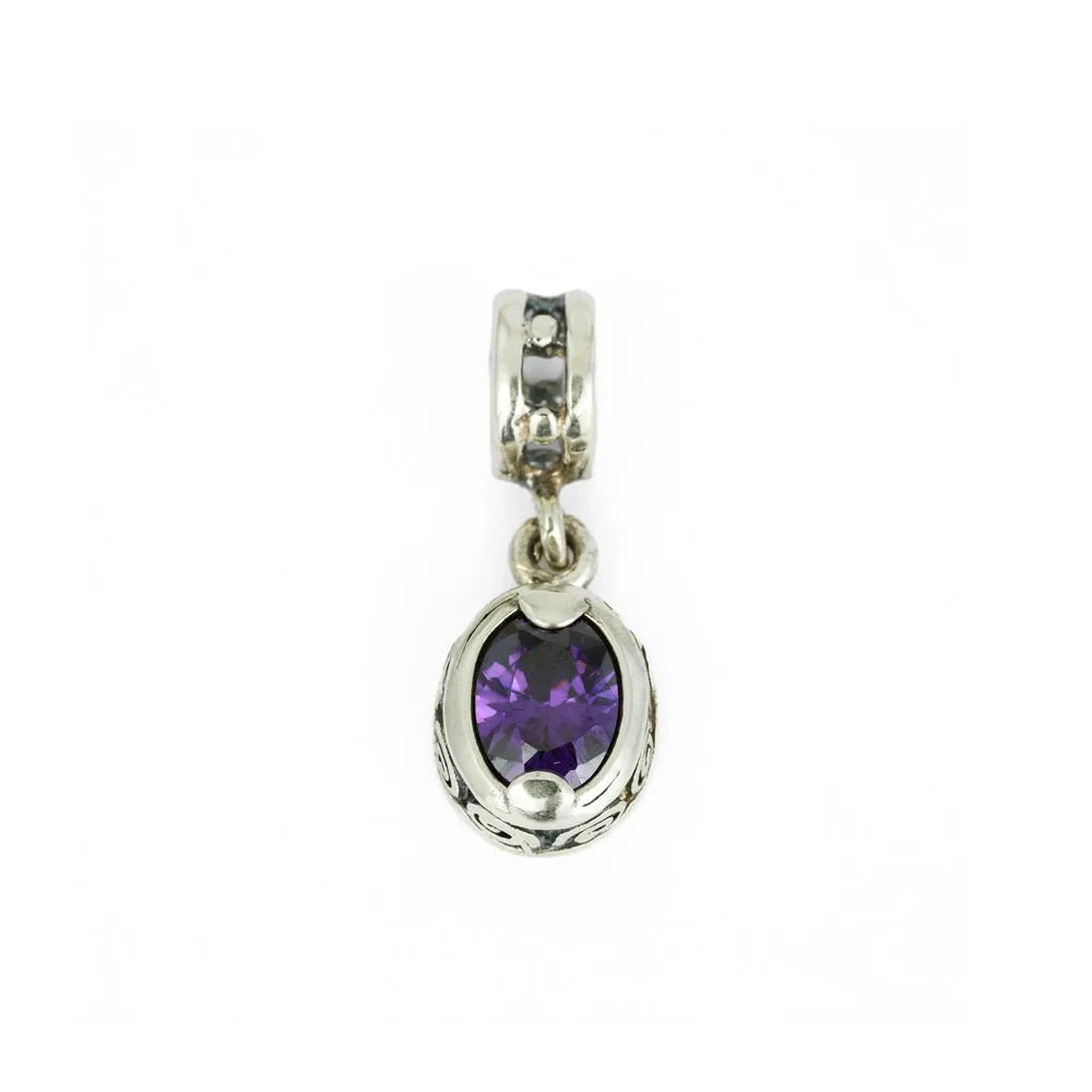 Sterling Silver Pendant with Cubic Zirconia
