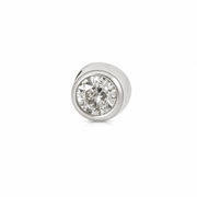 Pendentif en Or blanc 18k avec Diamant