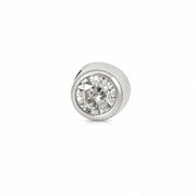 Pendentif en Or blanc 18k avec Diamant