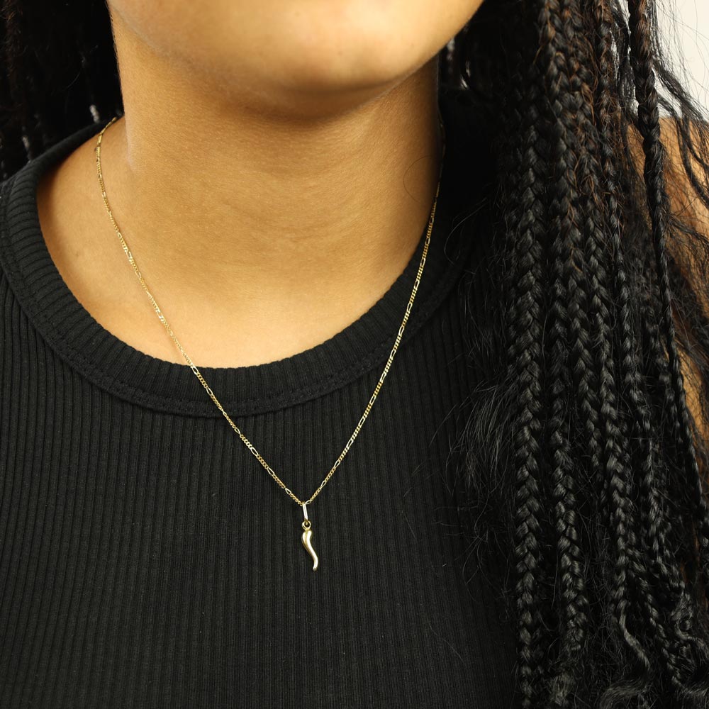 18k Yellow Gold Pendant - "Horn of Plenty" Motif