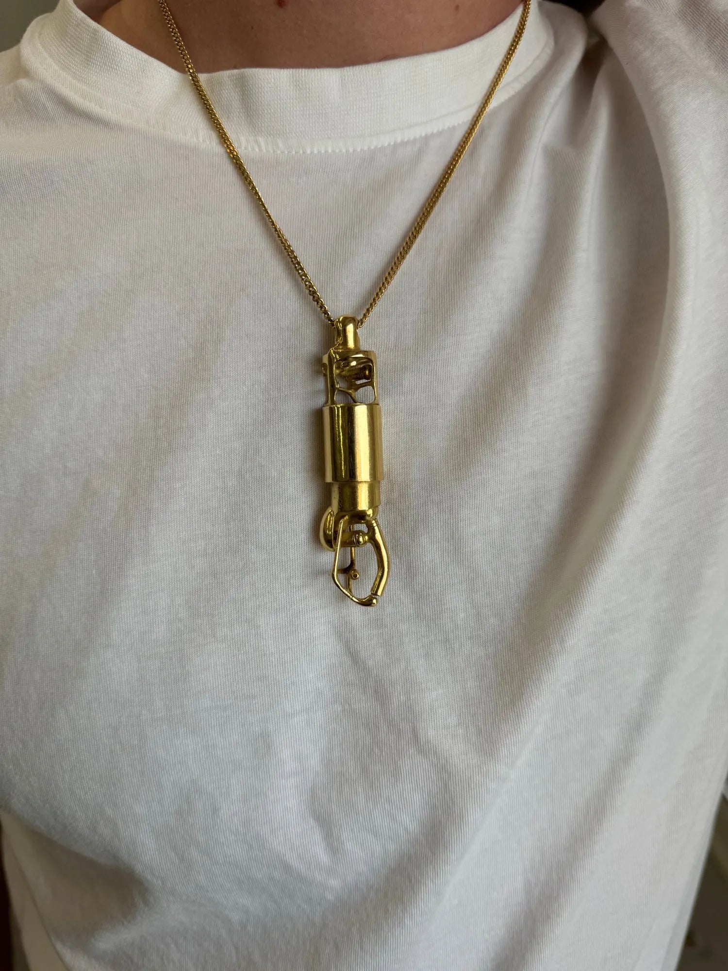 Pendentif en Or jaune 18k - Créateur Joaillier Wesel