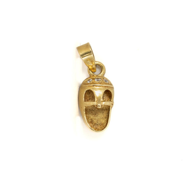 Pendentif en Or jaune 18k - Motif "Chausson"