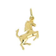 Pendentif en Or jaune 18k - Motif "Cheval cabré"