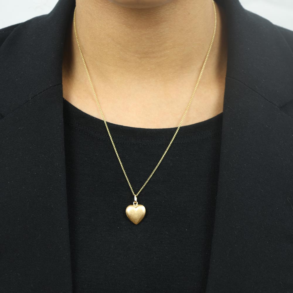 Pendentif en Or jaune 18k - Motif "Coeur"
