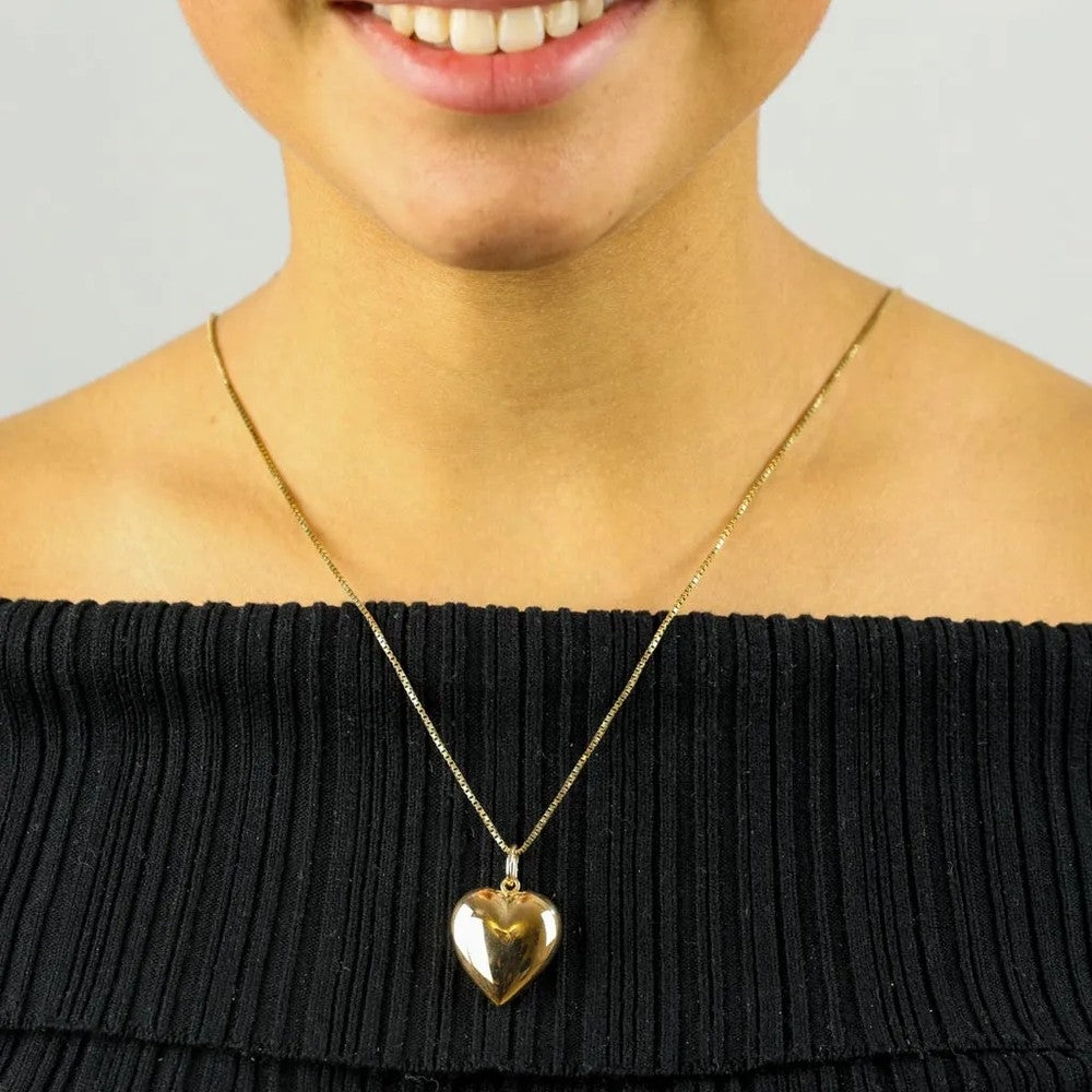 Pendentif en Or jaune 18k - Motif "Coeur"