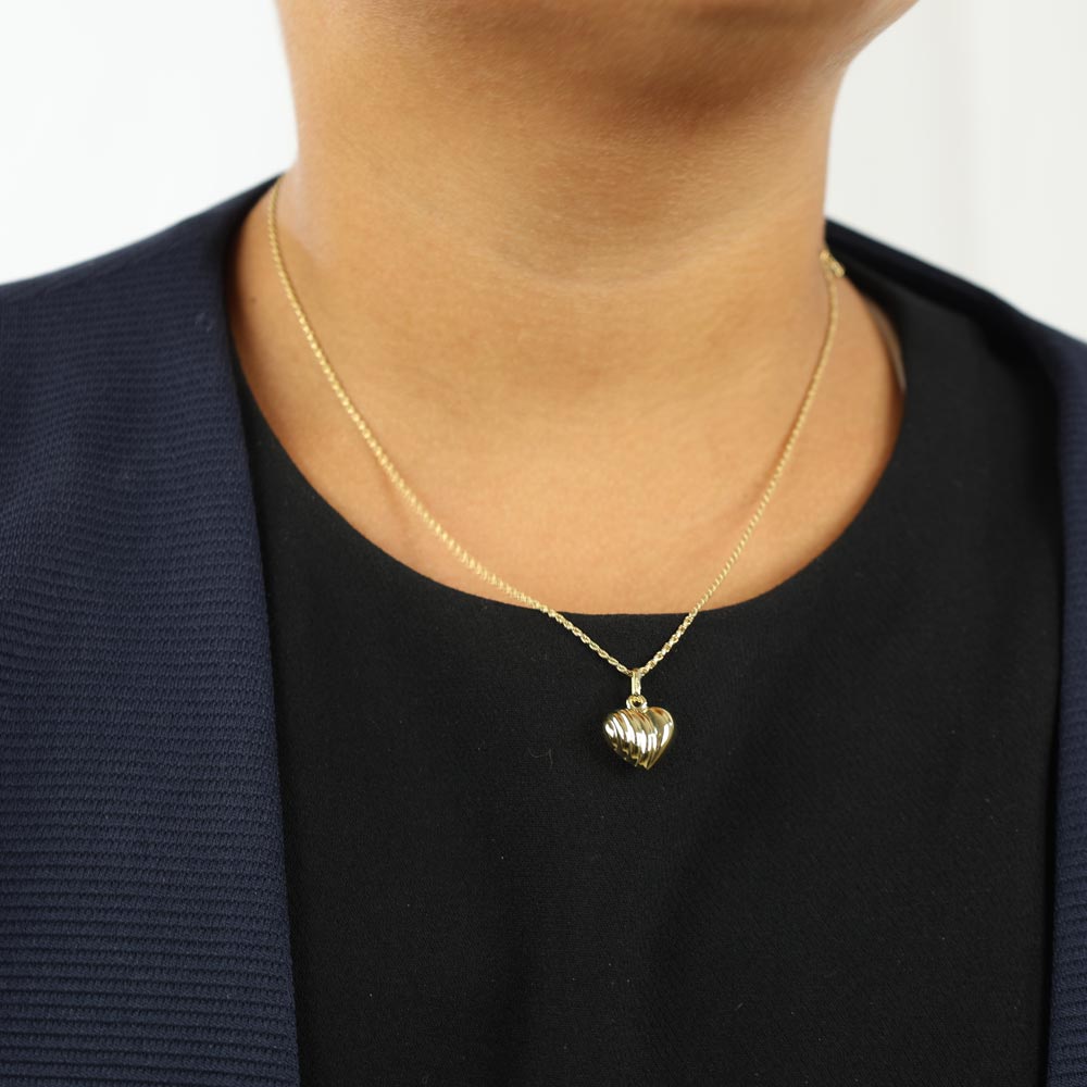 Pendentif en Or jaune 18k - Motif "Coeur"