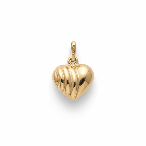 Pendentif en Or jaune 18k - Motif "Coeur"
