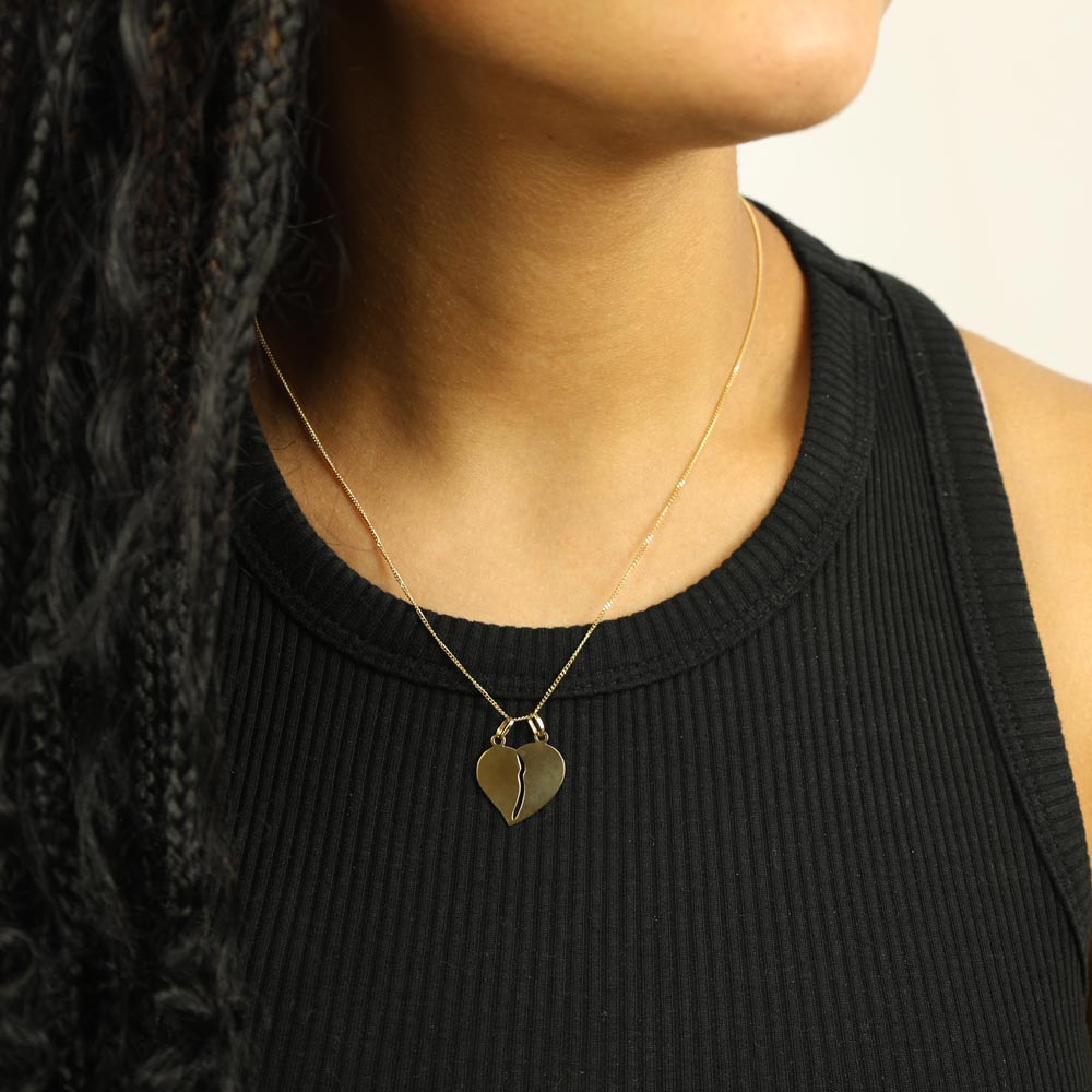 Pendentif en Or jaune 18k - Motif "Cœur"
