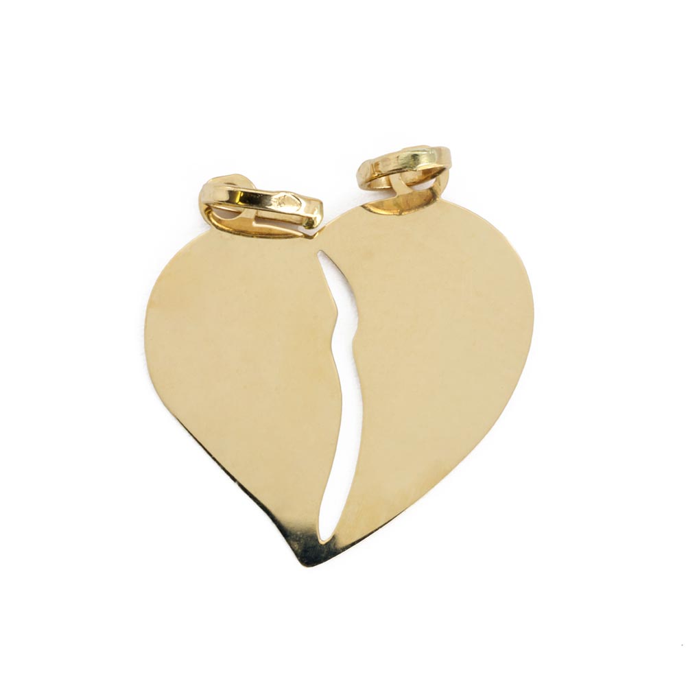 Pendentif en Or jaune 18k - Motif "Cœur"