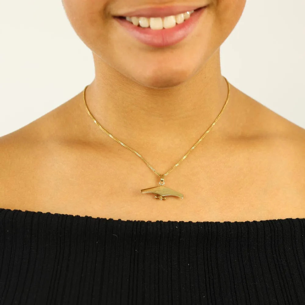 Pendentif en Or jaune 18k - Motif "Deltaplane"