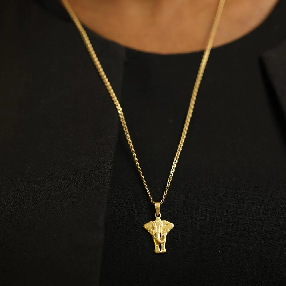 Pendentif en Or jaune 18k - Motif "Elephant"