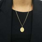 Pendentif en Or jaune 18k - Padre Pio