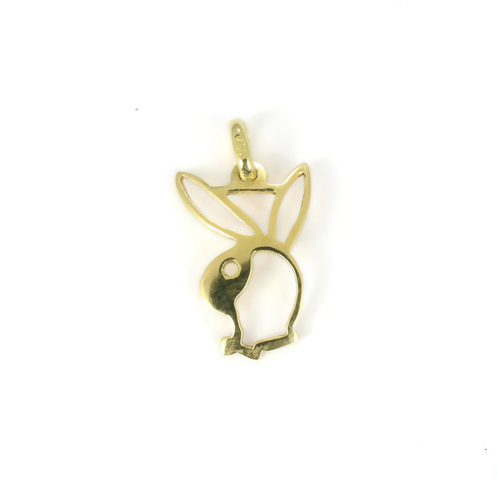 Pendentif en Or jaune 18k - Style "PlayBoy"