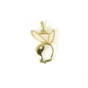 Pendentif en Or jaune 18k - Style "PlayBoy"