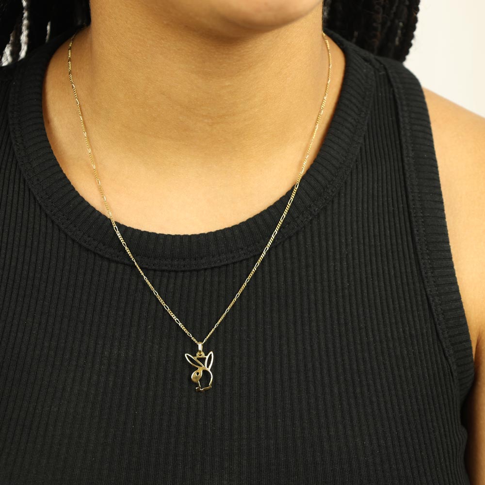 Pendentif en Or jaune 18k - Style "PlayBoy"