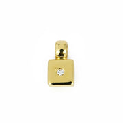 Pendentif en Or jaune 18k avec Diamant