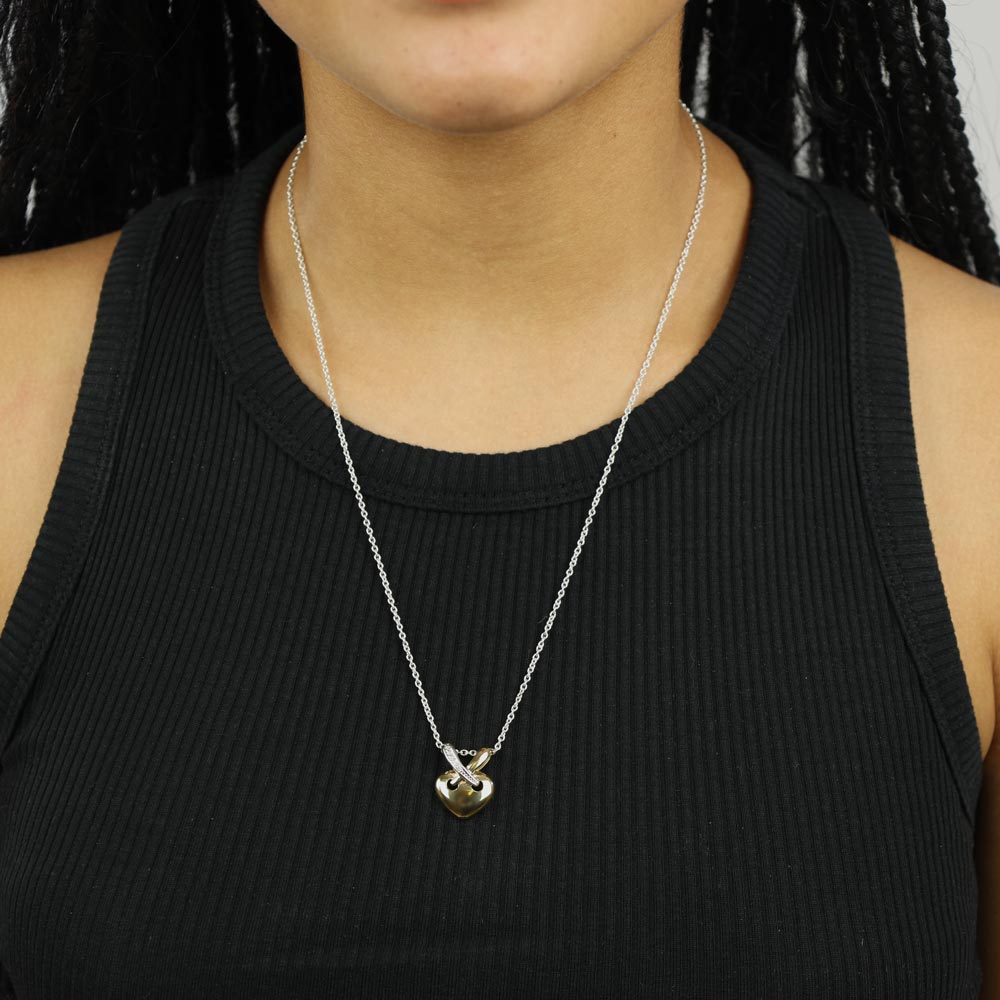 White gold pendants