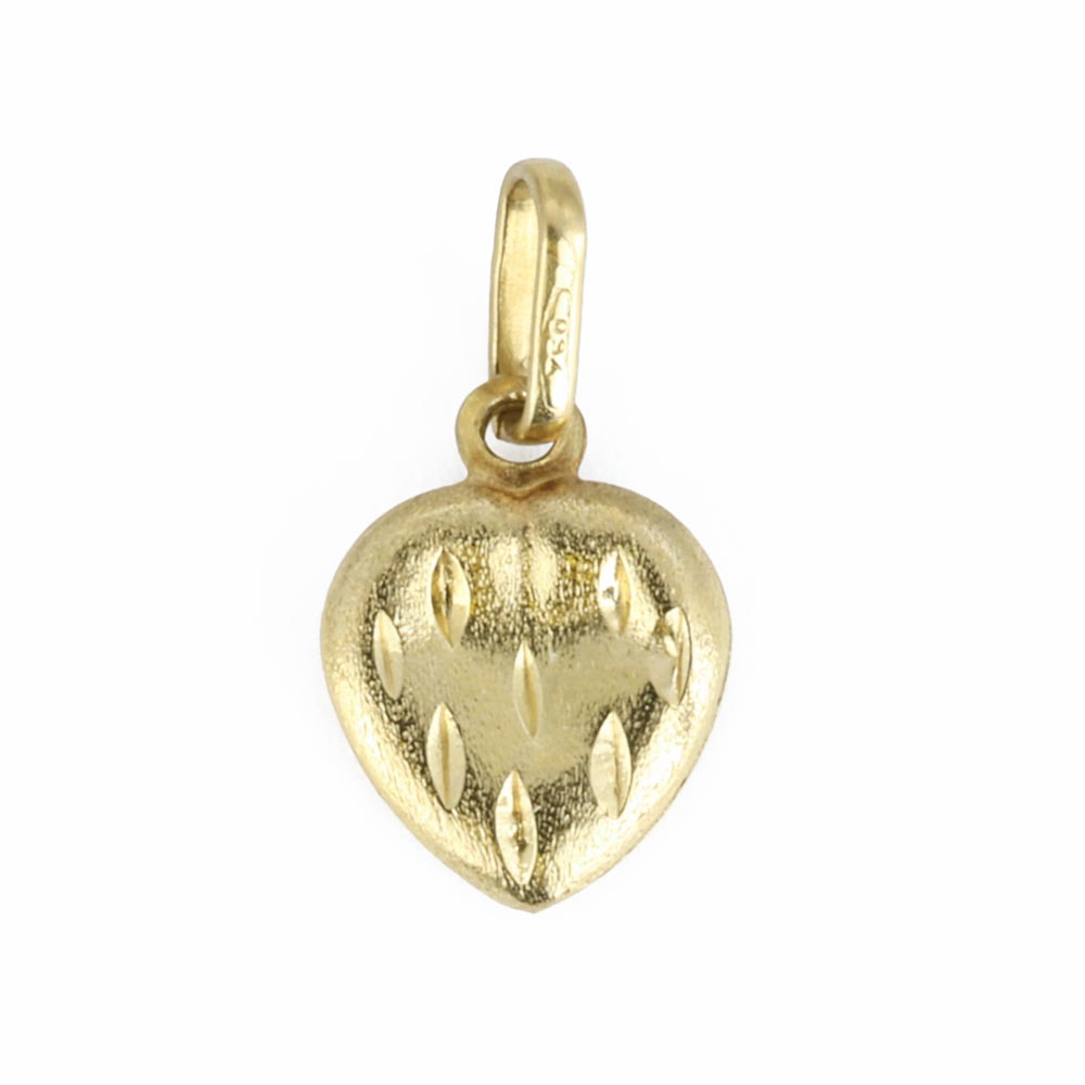 Pendentif en or jaune 18k - Motif "Fraise"