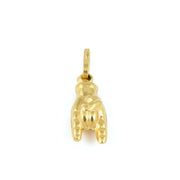 Pendentif en or jaune 18k - Motif "Mano cornuta"