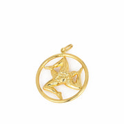 Pendentif en or jaune 18k - Motif "Trinacria"