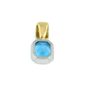 Pendentif en or jaune 18k avec Topaze