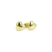 Puces d'oreilles en Or jaune 18k - Motif "Coeur"