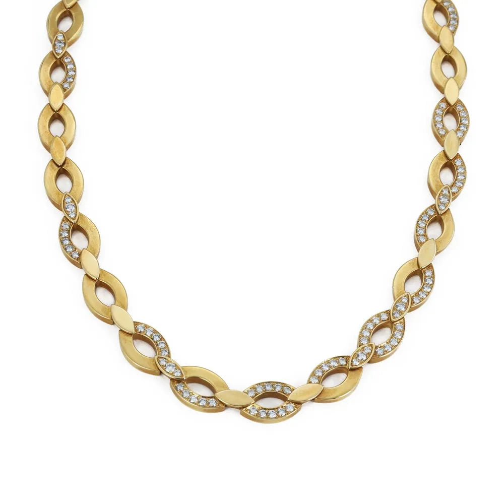 Collier Cartier en Or jaune 18k avec Diamants