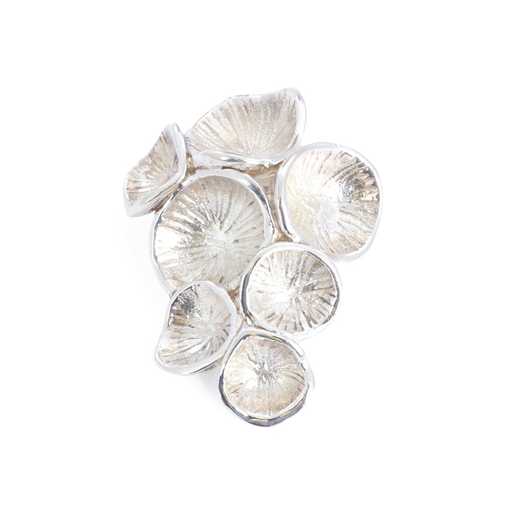 Bague et Pendentif en Argent - Chris Alexxa - Collection Pollen
