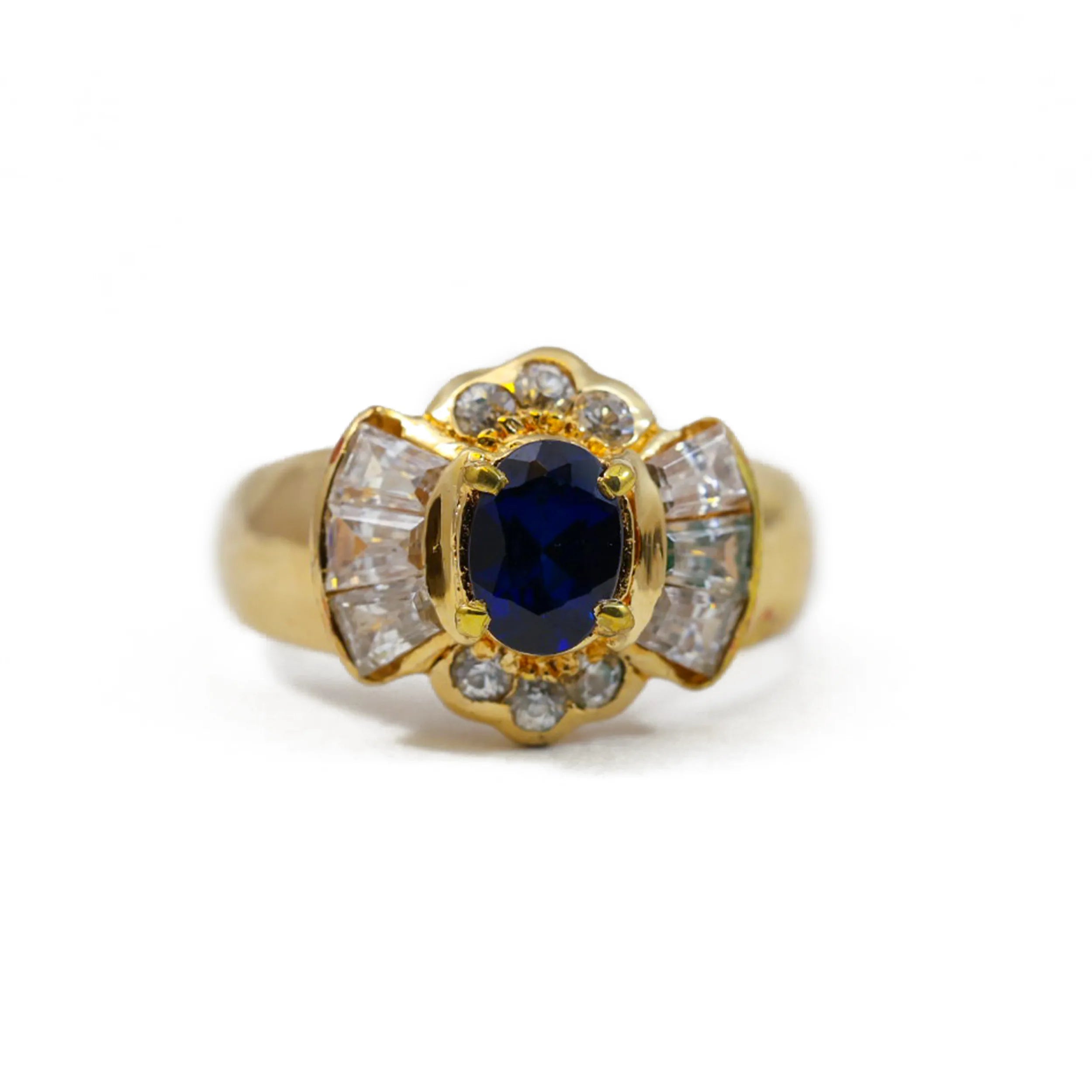 Bague en Or avec saphir