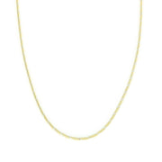 Chaine deux Ors 18k - Maille "Serpent"