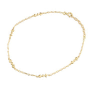 Bracelet en or jaune 18k - Maille "Coeur"