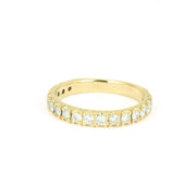 Bague en Or jaune 18k avec Diamants