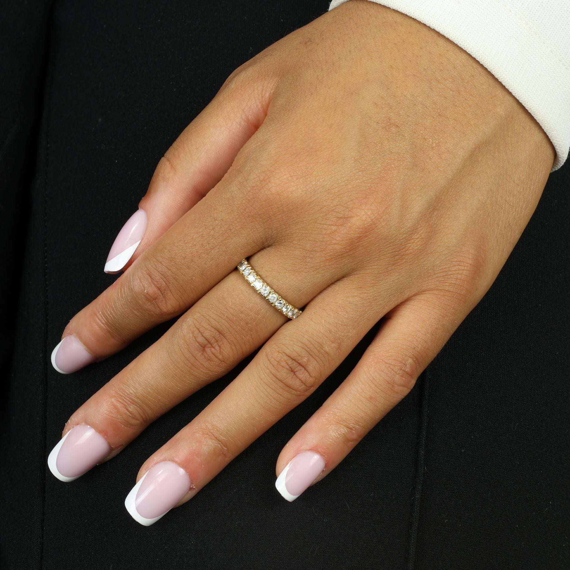 Bague en Or jaune 18k avec Diamants