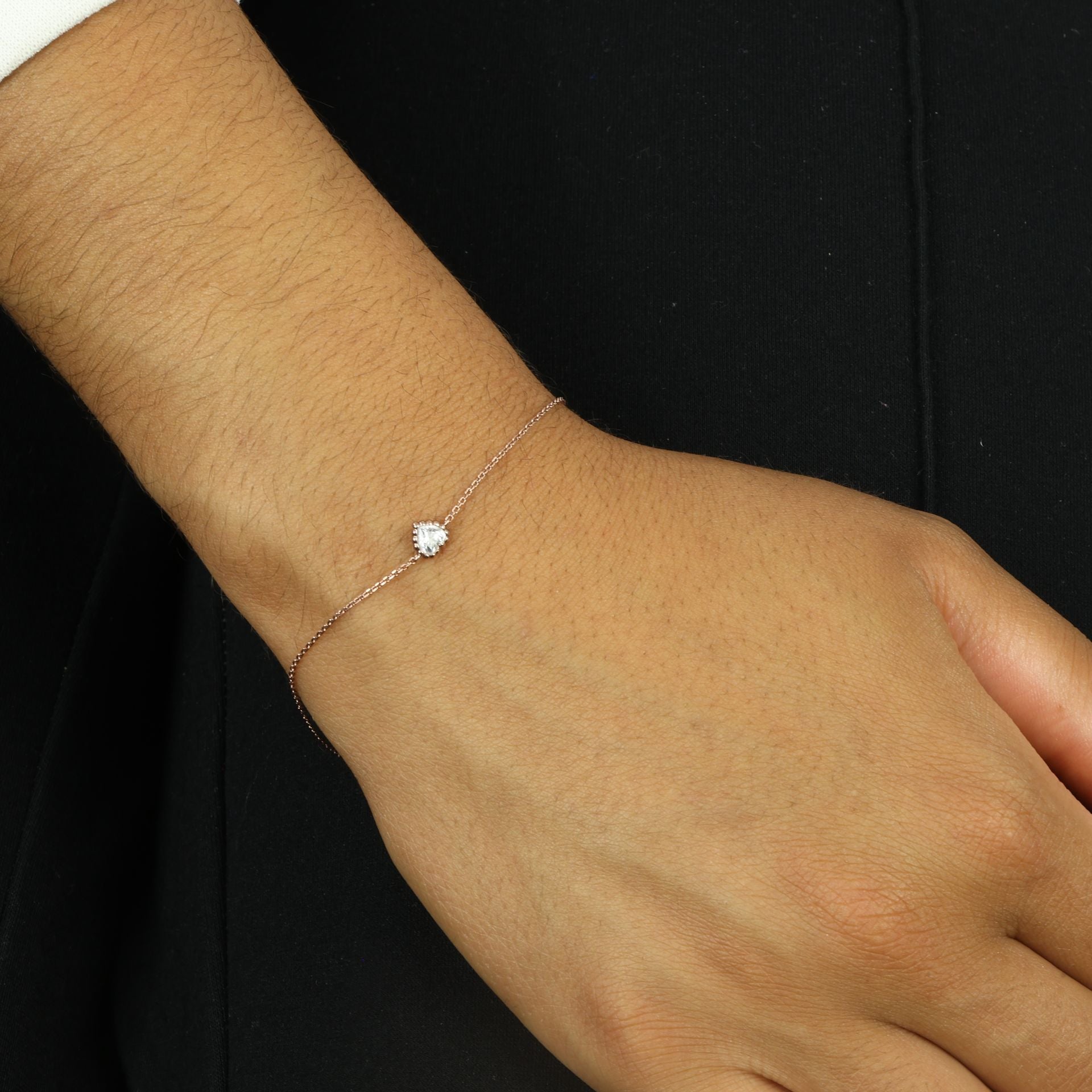 Bracelet en Or rose 9k
