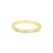 Bague en Or jaune 18k avec Diamants